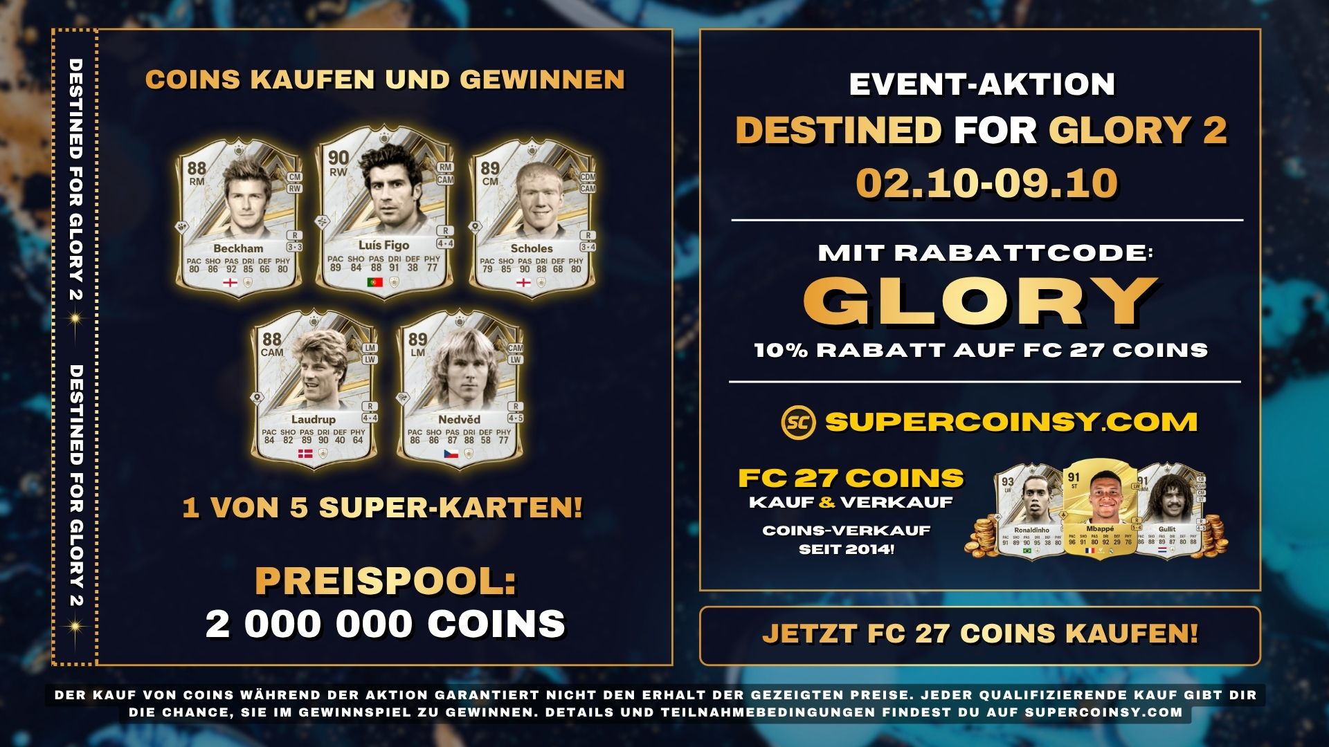 DESTINED FOR GLORY 2 Aktion